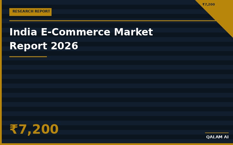 India E-Commerce Market Report 2026